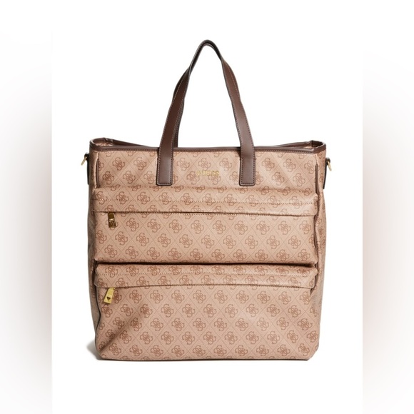 New GUESS Vezzola Women's Shoulder Bags Brown - Picture 1 of 16